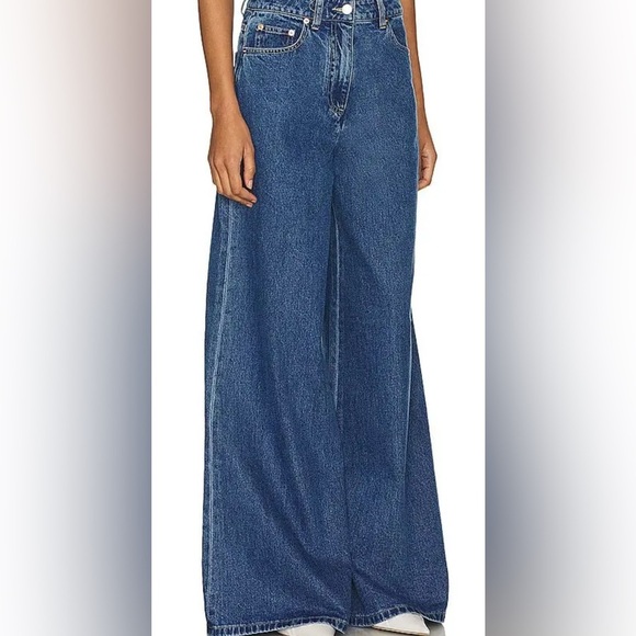 New Ronny  Kobo Womens 70’s Flare Jeans  Size 24 Indigo - Picture 3 of 10